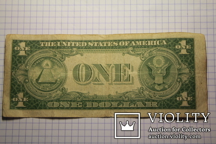 $1 доллар США 1935-E, фото №5