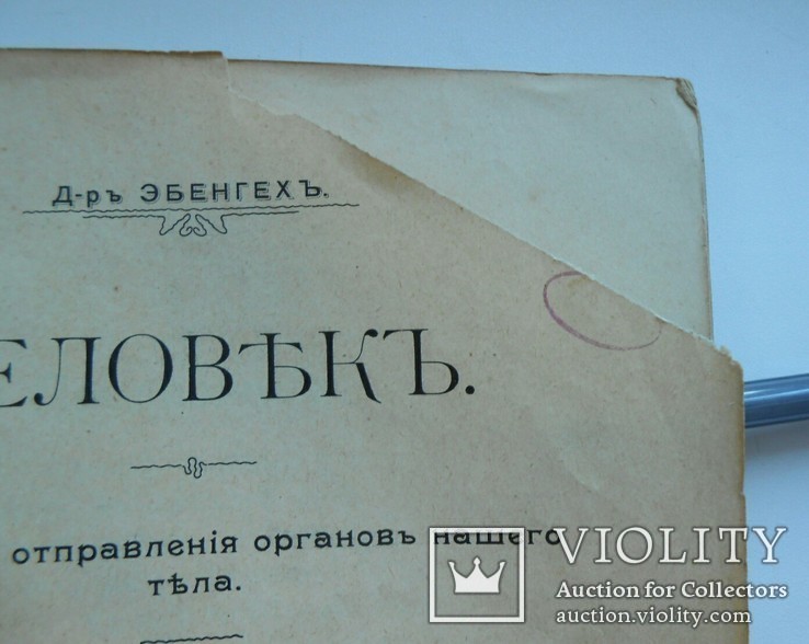 Книга ,,Человекъ.Разборная модель".Киевъ 1904г., фото №8