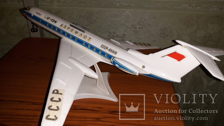 Сборная модель самолёта Ту-134, ГДР, Plasticart, фото №3