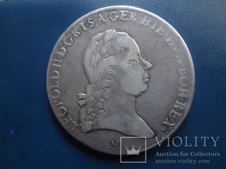 1 талер 1792 Милан  серебро   (Э.6.5)~, фото №2