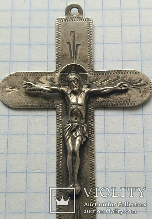 Крест большой, серебро., фото №3