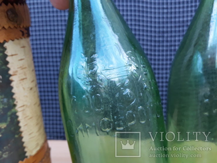 Пивные бутылки 200 лет Севастополю и бутылка от вина, фото №3
