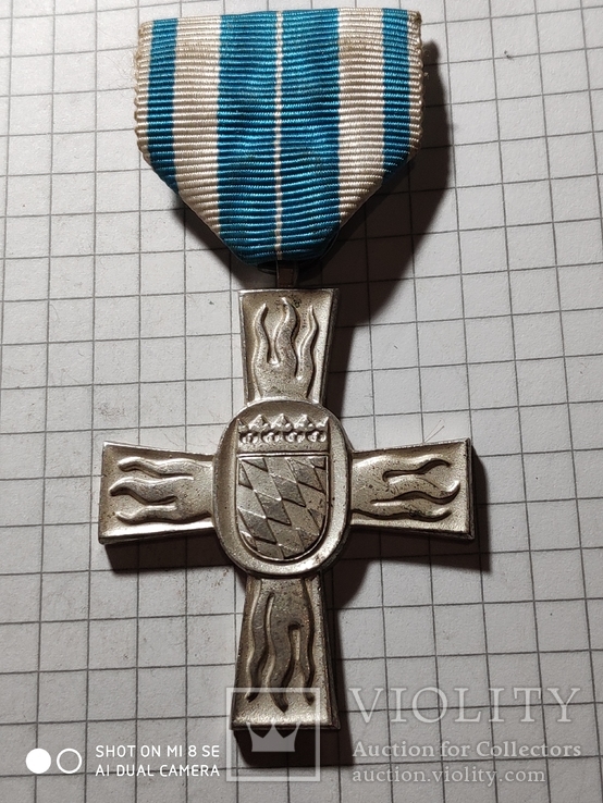 Крест пожарников Бавария "серебро"
