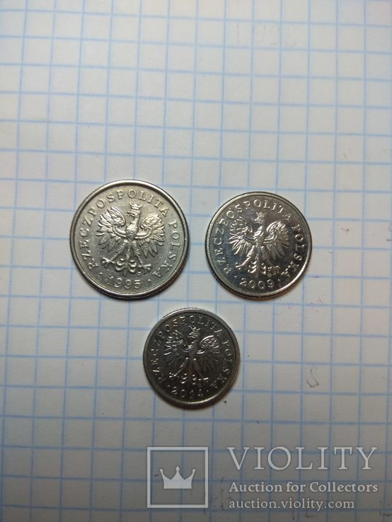 10. 15. 50 грош Польша, 3 штук без повторов, фото №3