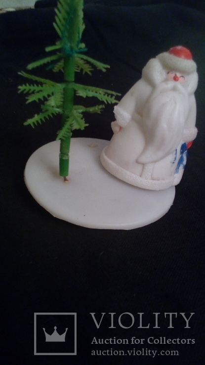 Дед Мороз с елкой  пластик, фото №2