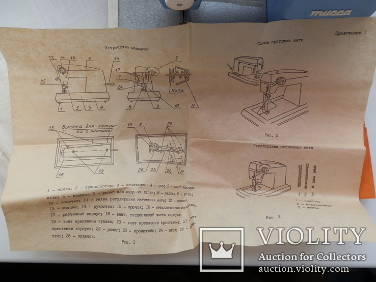 Детская швейная машинка. тисса. новая в коробке. ссср, фото №12