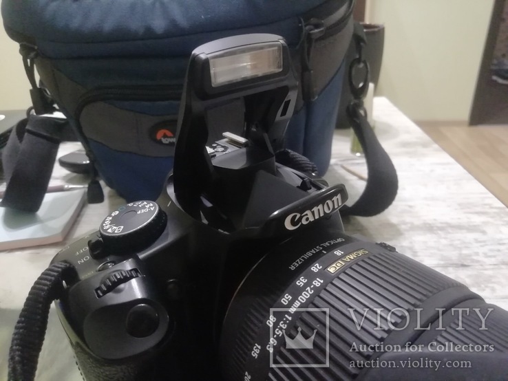  Canon 450D с объективом Sigma 18-200 DC OS, фото №3