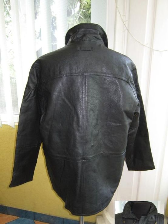 Большая кожаная мужская куртка M.FLUES. НОВАЯ. Лот 565, фото №4