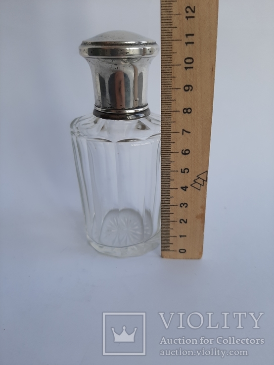 Бутылочка для парфумов ( серебро , хрусталь ), фото №6