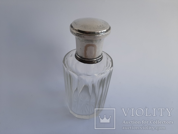 Бутылочка для парфумов ( серебро , хрусталь ), фото №7