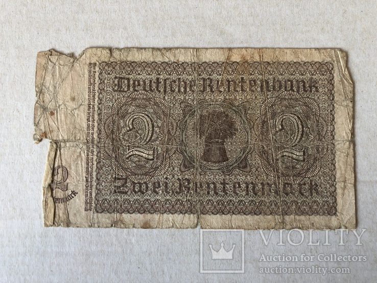 2 rentenmark 1937, фото №3