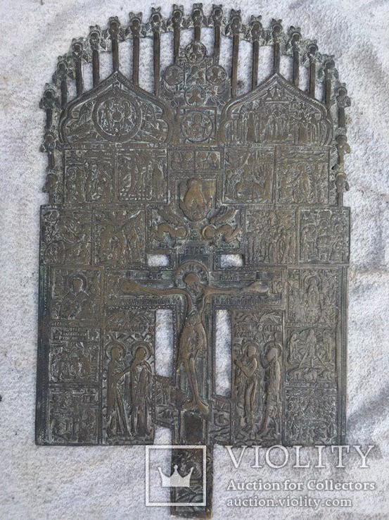 Большой крест-распятие (лопата), большой патриарший крест, фото №2