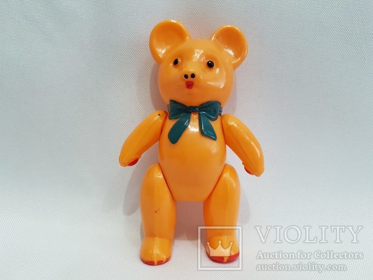 Редкая винтаж целлулоид игрушка мишка медвежонок mis plastus 10 см., фото №9