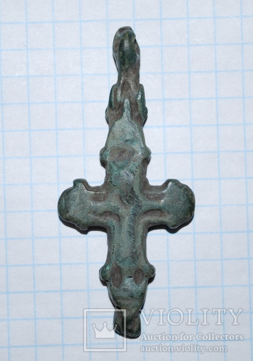 Цельнолитой крест по форме энколпиона., фото №3