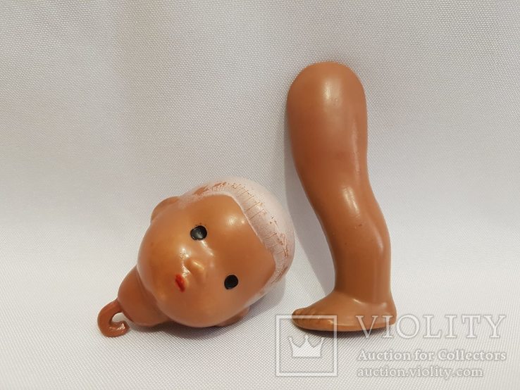Целлулоид нога и голова от куклы Артек СССР одним лотом, фото №9