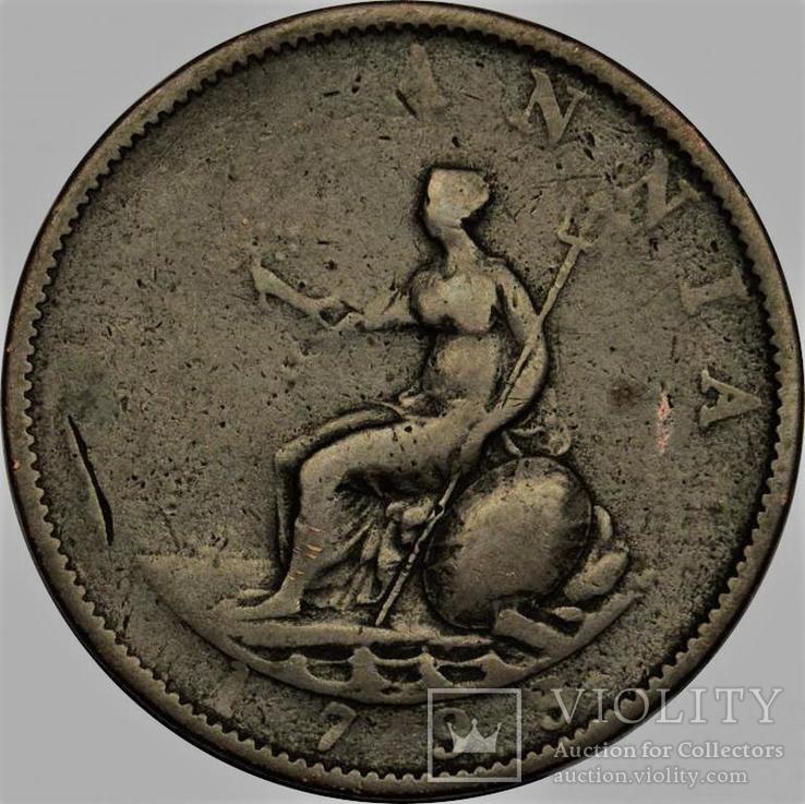 Англия 1/2 пенни 1799 год, фото №3
