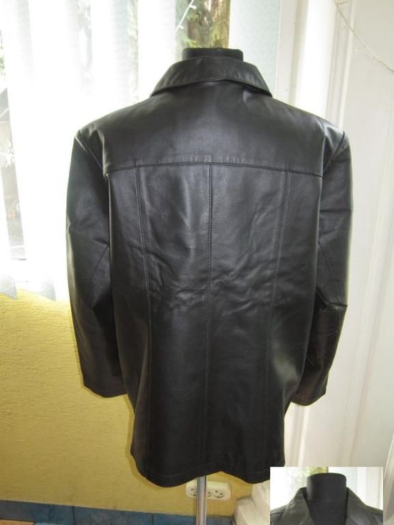 Стильная женская кожаная куртка-пиджак WOOLPECKER. Лот 566, фото №3