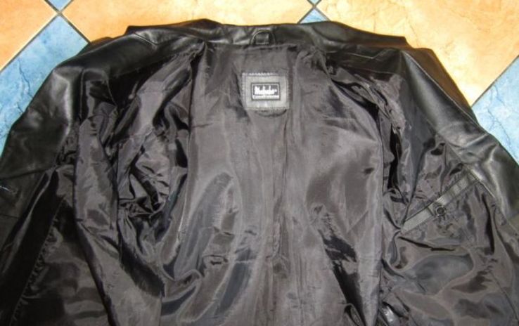 Стильная женская кожаная куртка-пиджак WOOLPECKER. Лот 566, фото №5