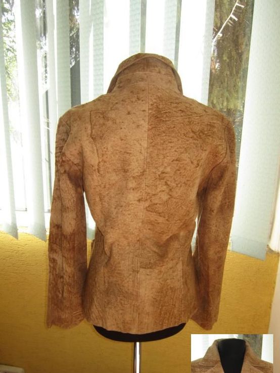  Стильная женская кожаная куртка-пиджак EDC by ESPRIT. США. Лот 567, фото №3