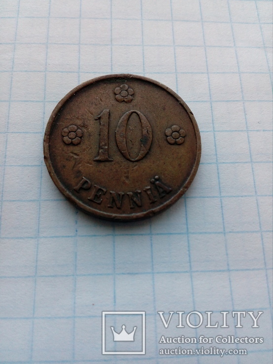 10 пенни 1938 Финляндия