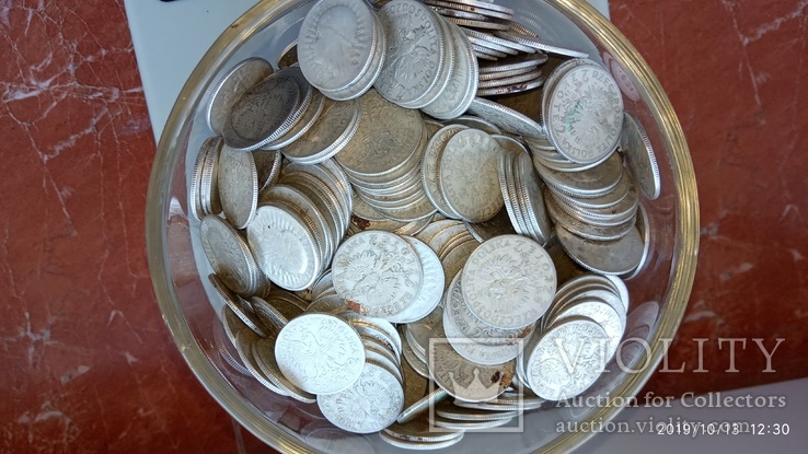 2 Кіло 475 грам. Срібла.(750проба) В монетах по 2 злотих 1932-1933-1934 роки. 563 штуки, photo number 4