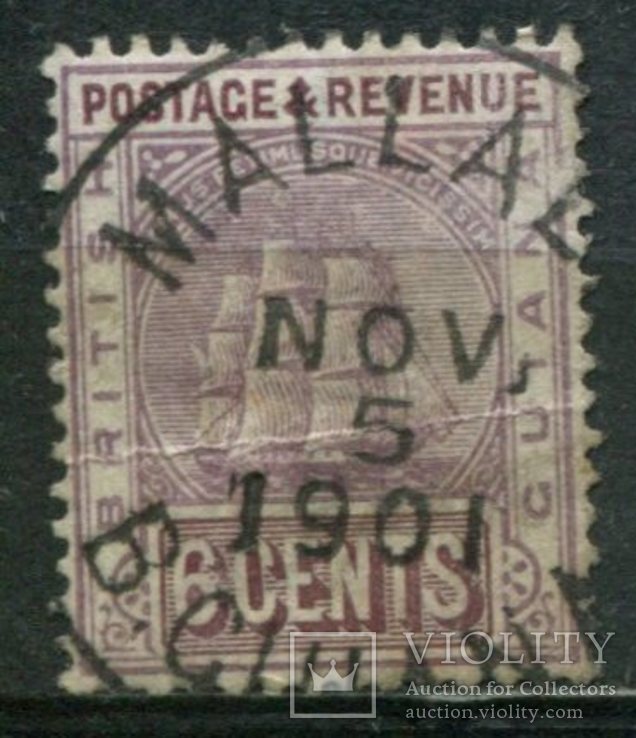 1889 Великобритания колонии Британская Гвиана Сандбах 6с