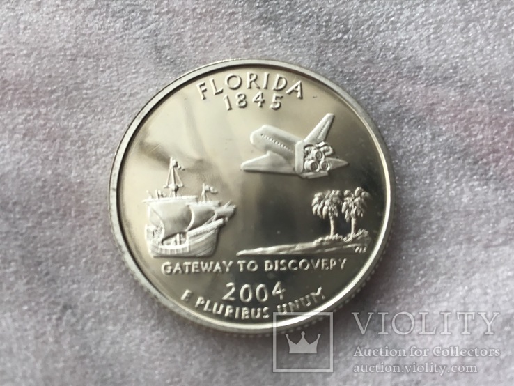 25 центов сша 2004 г. Серебро, фото №2