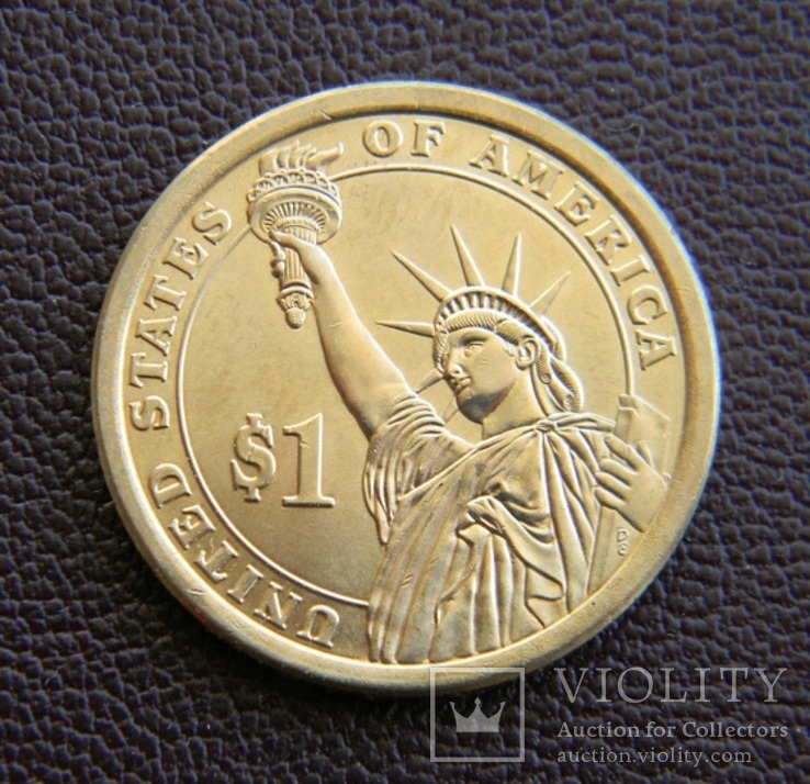 США 1 доллар 2014 г Герберт Гувер 31-й президент, ролловый, фото №3