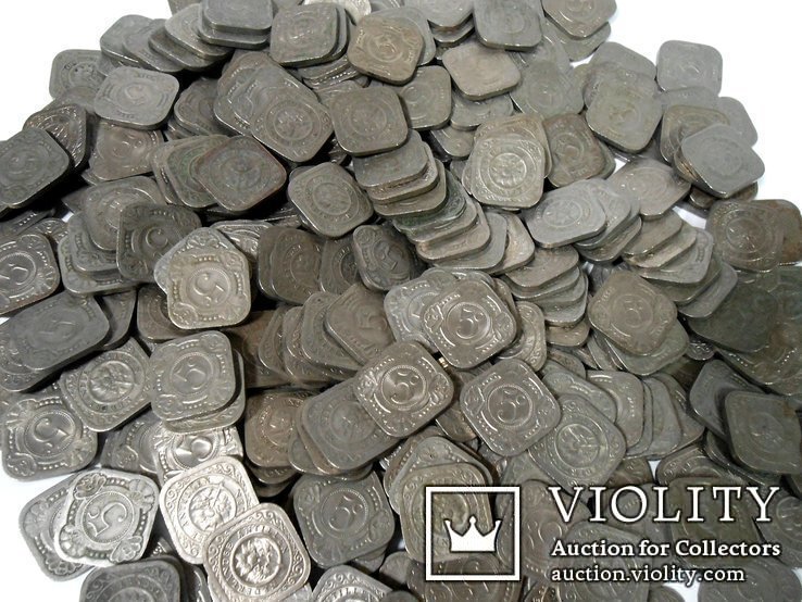 50 шт Монет Голландских Антилов 5центов 1960е, фото №3