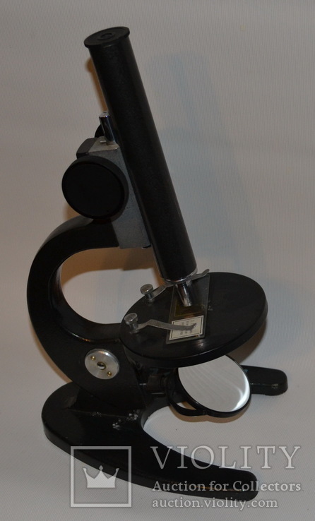 Микроскоп школьный МШ-1 в комплекте, фото №5