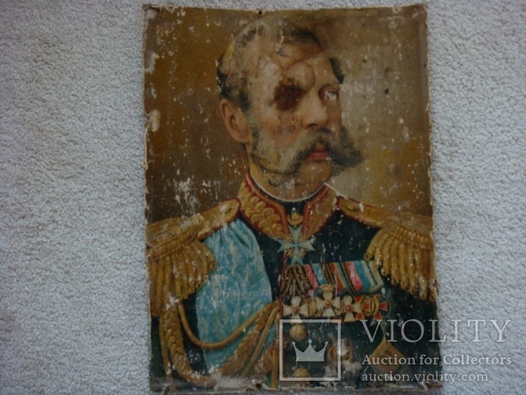 Большая литография Александр II - 47.5 х 36 см, фото №2