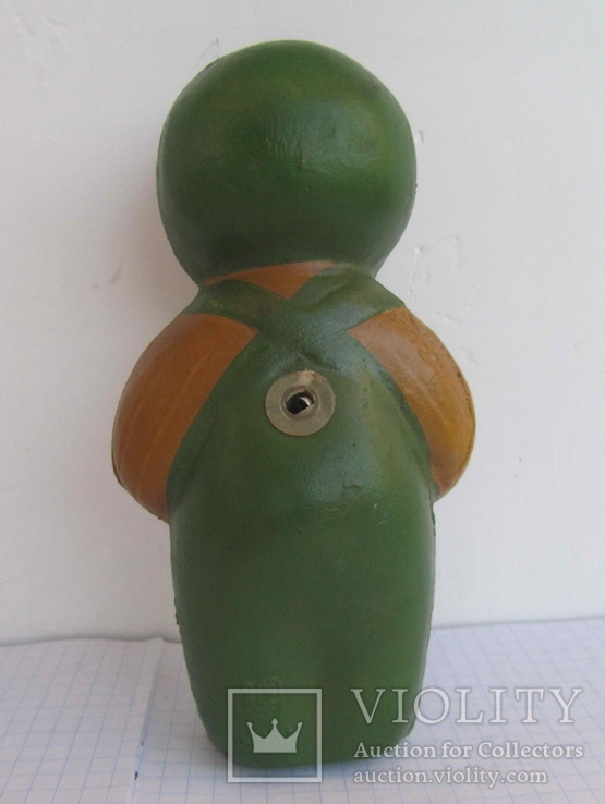 Резиновая игрушка СССР мальчик, фото №3