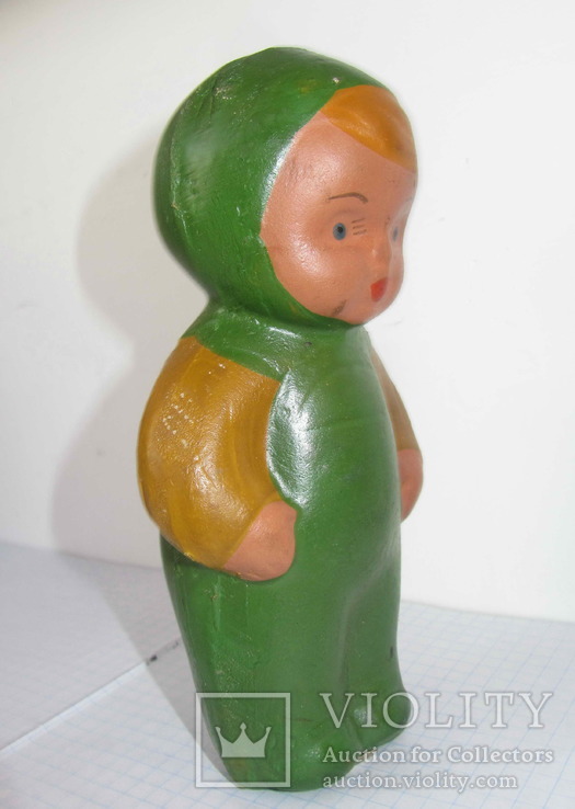 Резиновая игрушка СССР мальчик, фото №6