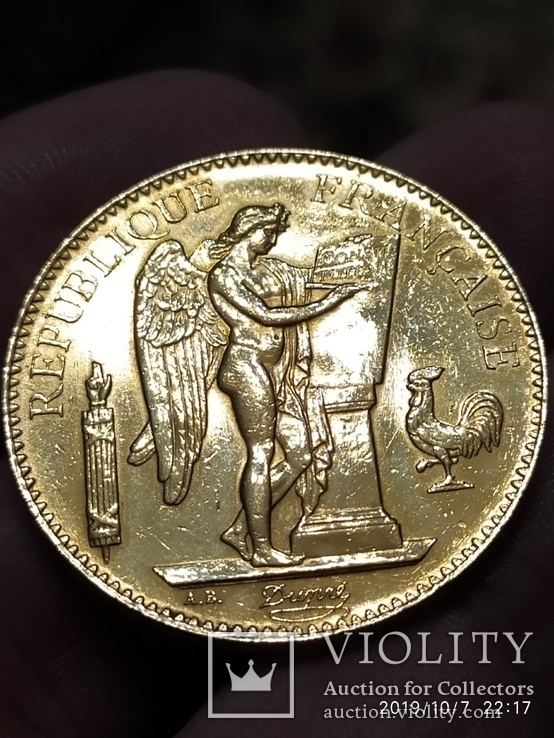 100 франков 1886г.Франция., фото №7