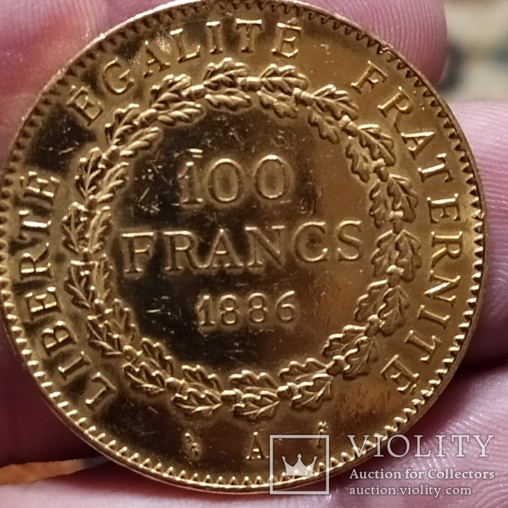 100 франков 1886г.Франция., фото №8