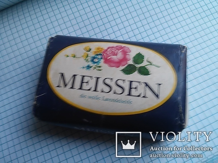 Мыло: "MEISSEN" Made in German Democratic republic 80% - 150 g