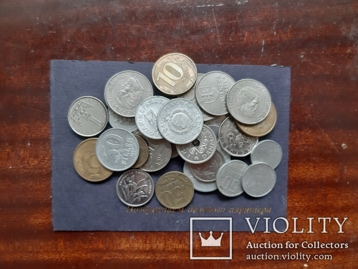 Разнее монеты мира 30 шт., фото №2