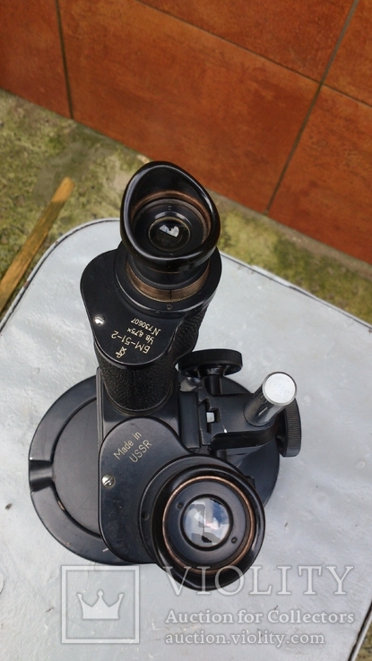 Микроскоп БМ-51-2.Made in USSR., фото №3
