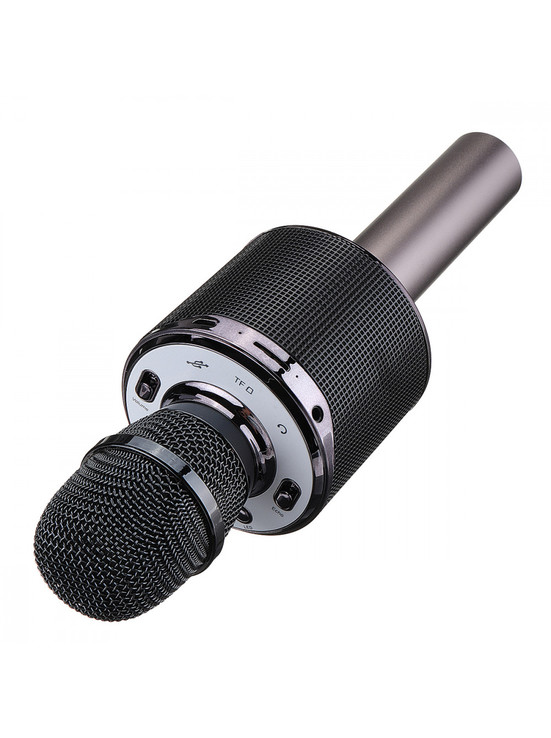 Беспроводной микрофон караоке Bluetooth K-318 с подсветкой, фото №3