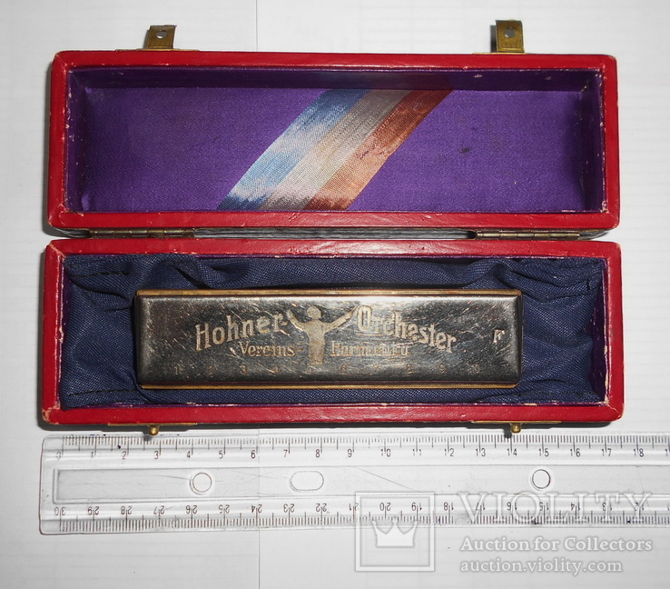 Губная гармошка "Hohner Orchester" Германия 1933-1945 гг., фото №2