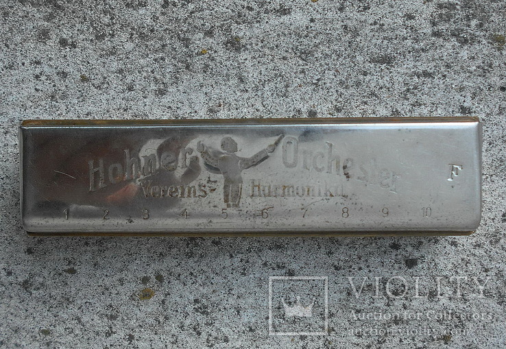 Губная гармошка "Hohner Orchester" Германия 1933-1945 гг., фото №9