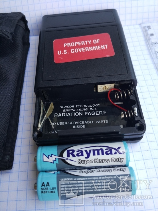 Радиационный пейджер США.Дозиметр ФБР (RADIATION PAGER,Made in USA, фото №4