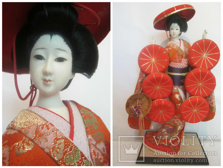  Коллекционная кукла 46см Япония, фото №2