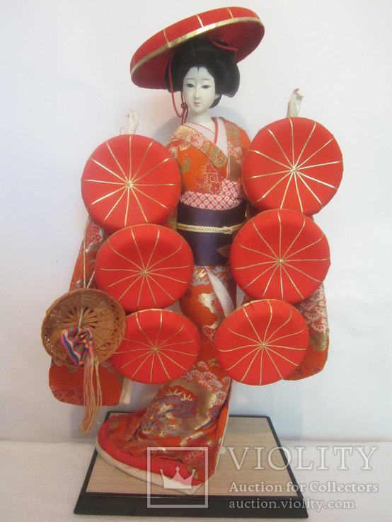  Коллекционная кукла 46см Япония, фото №4