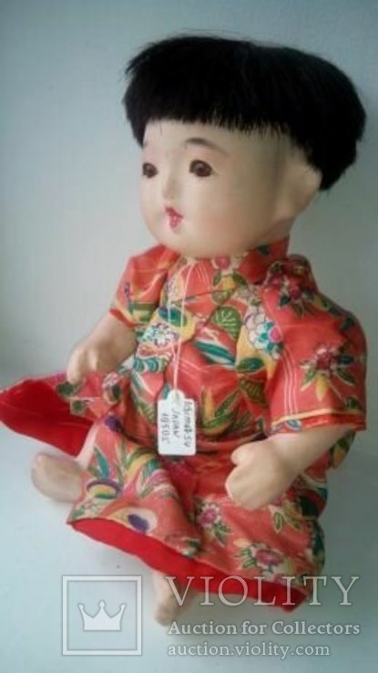  Антикварная кукла Ichimatsu ичимацу Japanese 40-50г Япония, фото №8