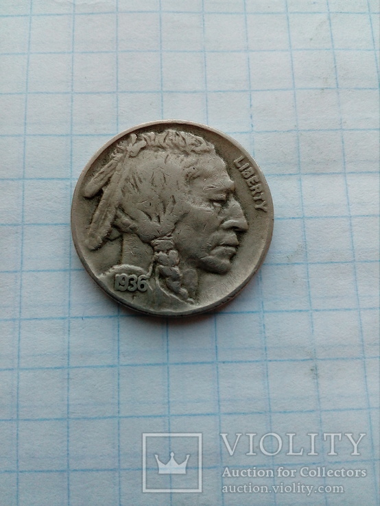 5 центов 1936 США, фото №2
