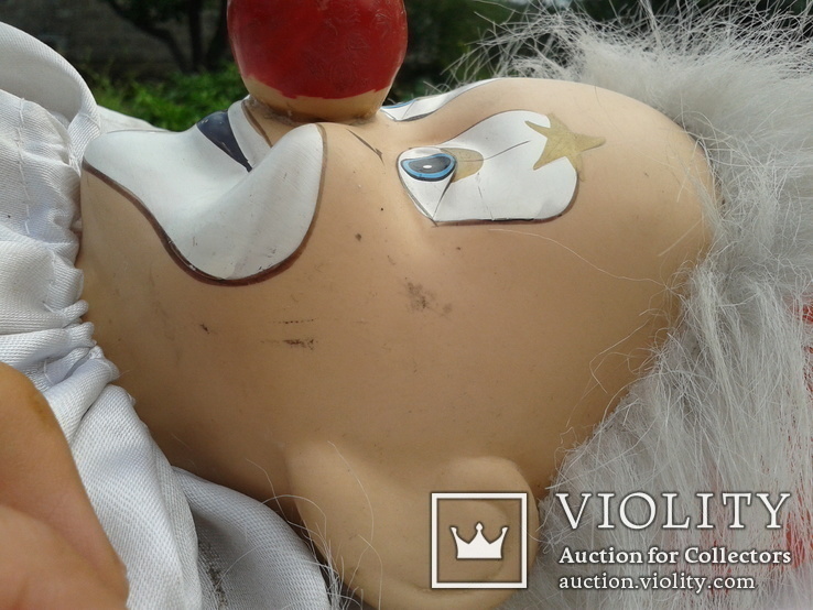  Кукла -  Клоун с фарфоровой головой. Лот N - 2. Высота = 80 см., фото №9