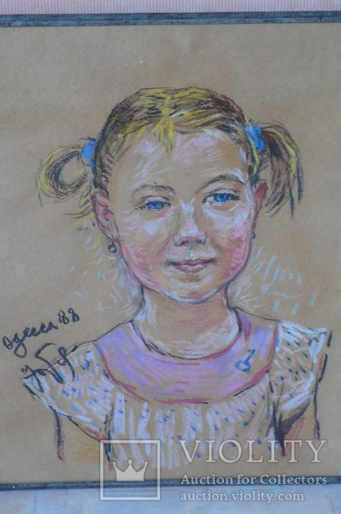 Детский портрет, 1988, фото №3