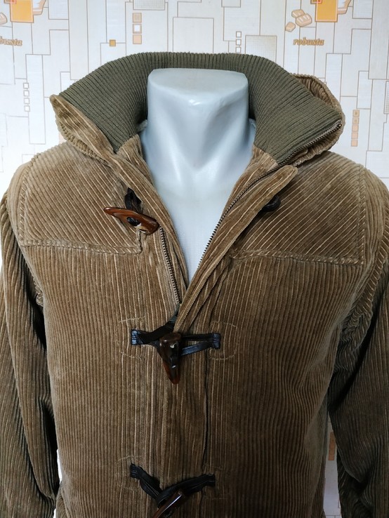 Куртка теплая. Пальто H&amp;M вельвет мех на рост 146(10-11 лет), фото №5