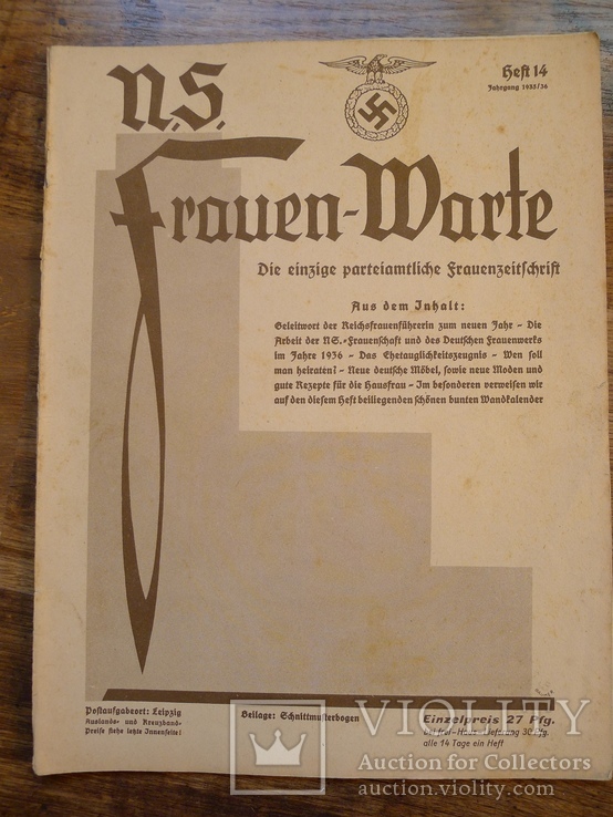 NS-Frauen-Warte # 2. Журнал III Рейха., фото №2